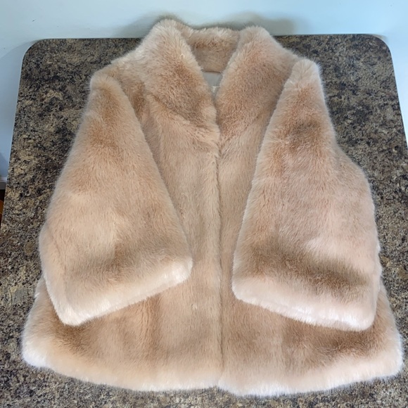 Donna Salyers Fabulous Furs Sheared Mink Faux Fur Cozy Elegant Feminine Jacket M - Picture 10 of 15